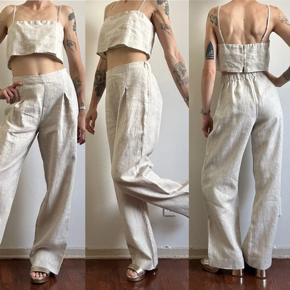 Reformation Cleo Linen Two Piece